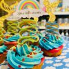 RICE: Prikkers unicorn en regenboog 12 stuks PASTI-UNIRAXC