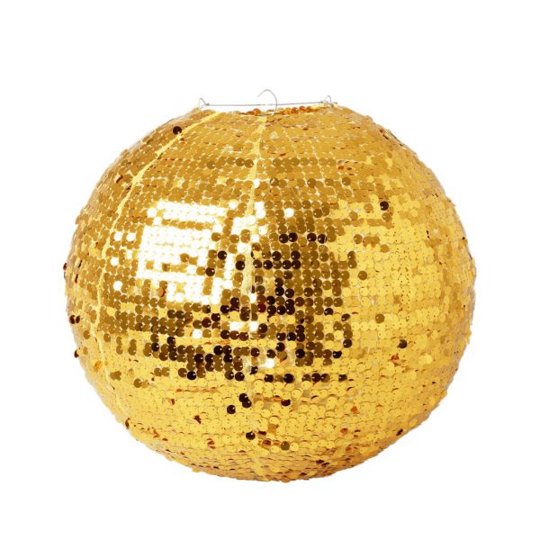 RICE: Ronde lampenkap met gouden glitters LASHA-SEGO