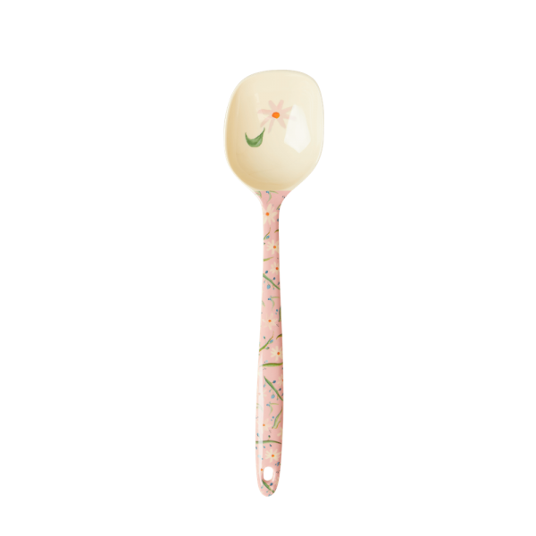 RICE: Melamine Cooking Spoon - PINK - DELIGHTFUL DAISIES