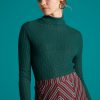 King Louie: Rollneck Top Solo Pine Green