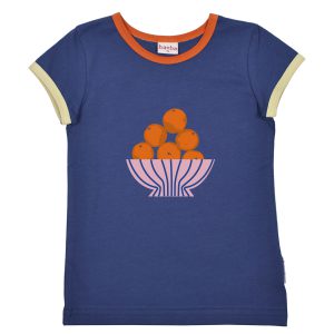 Ba*Ba Kidswear: Shirt FRUITGIRL blauw