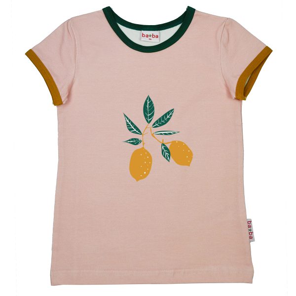 Ba*Ba Kidswear: Shirt FRUITGIRL perzik