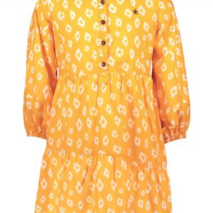 Like FLO: Sunflower oranje met witte animal print tuniek blouse