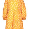 Like FLO: Sunflower oranje met witte animal print tuniek blouse