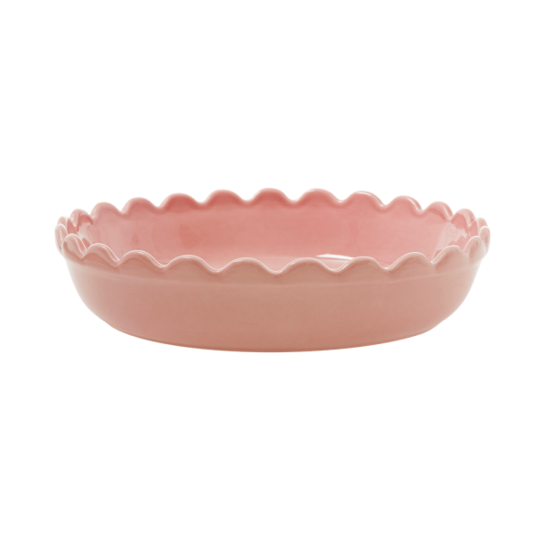 RICE: Kleine ronde taartvorm / ovenschaal - Aardewerk - Roze CEPIE-SSI