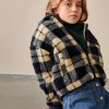 Bellerose: Vest AIKO ruit kids-girls-212-aiko-sweatshirt check a