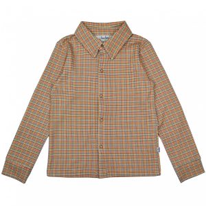 Ba*Ba Kidswear: Boys shirt W21 - Ruit BOYSSLS/PCHBLO/W21