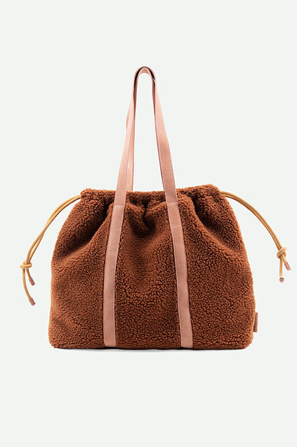 The Sticky Sis club: tote bag | teddy | pecan brown
