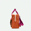 Sticky Lemon: Backpack small | golden | jeronicus brown + flowerfield pink