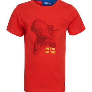 Someone: T-shirt FOSSIL red FOSSIL-SB-02-A