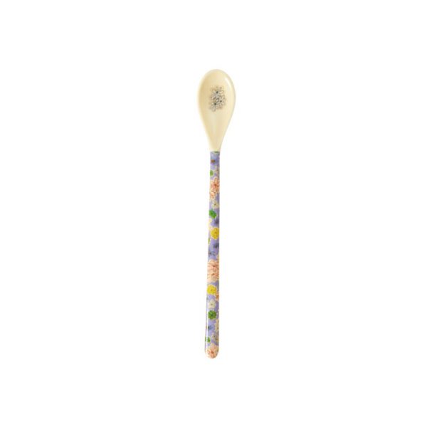 Rice: Melamine latte lepel - Flower painting print  MELSP-LSS22XCPFLPA