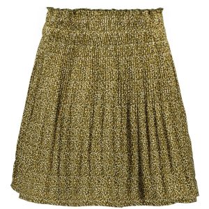 Like FLO: Crepe plisse skirt - Animal