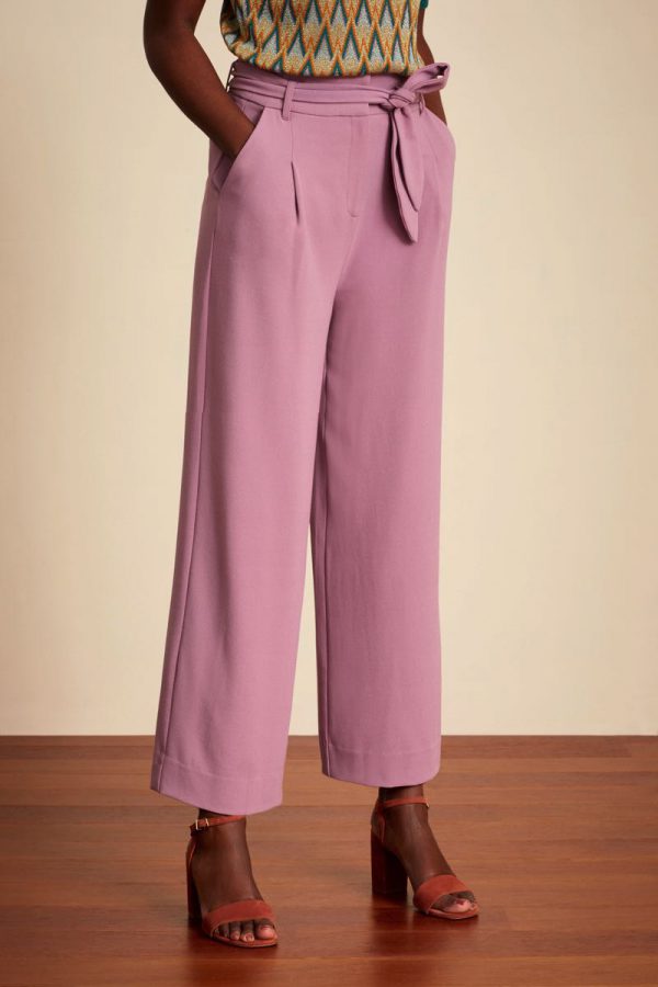 King Louie: Ava Pants Woven Crepe - Orchid pink