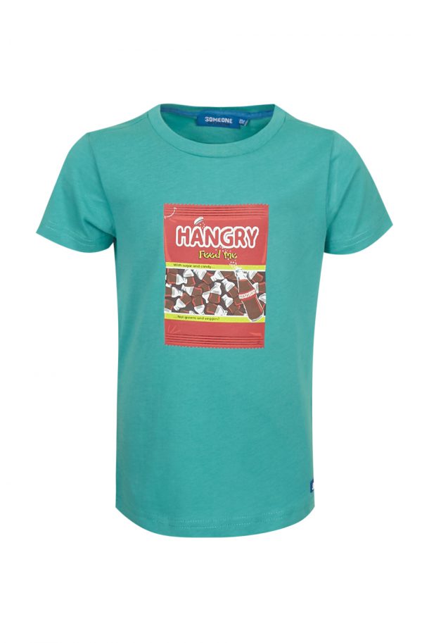 Someone: T-shirt LUNCH dark mint LUNCH-SB-02-E