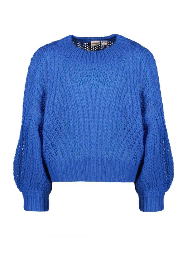Street Called Madison: Luna loose knit sweater FUNDAY - Cobalt S202-5324_180