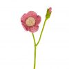 RICE: Raffia bloem - Oud roze BRFLO-ROS