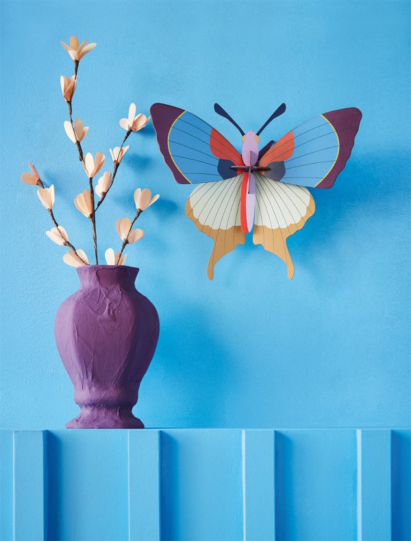 Studio ROOF: Plum Fringe Butterfly