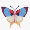 Studio ROOF: Plum Fringe Butterfly