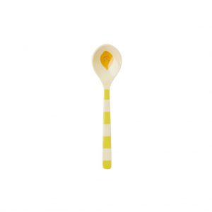 Rice: Melamine thee lepel - Yellow stripes print  MELSP-SHS22XCST