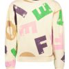 Like FLO: Sweater graphic letter F208-5387