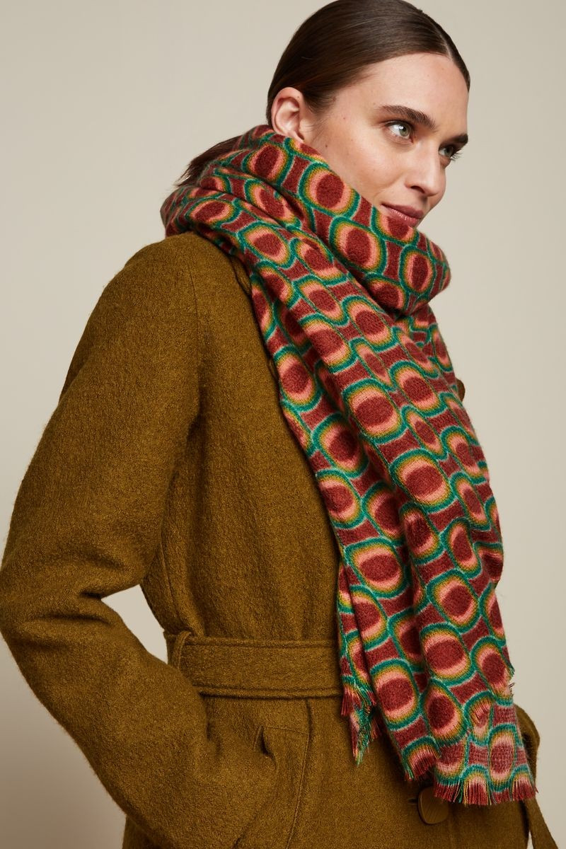 King Louie: Scarf Groove | Henna red