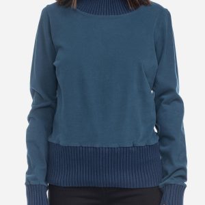 ATO Berlin: Sweater JOLIEN blauw Pulli Jolien GOTS CO 27/113 MOON