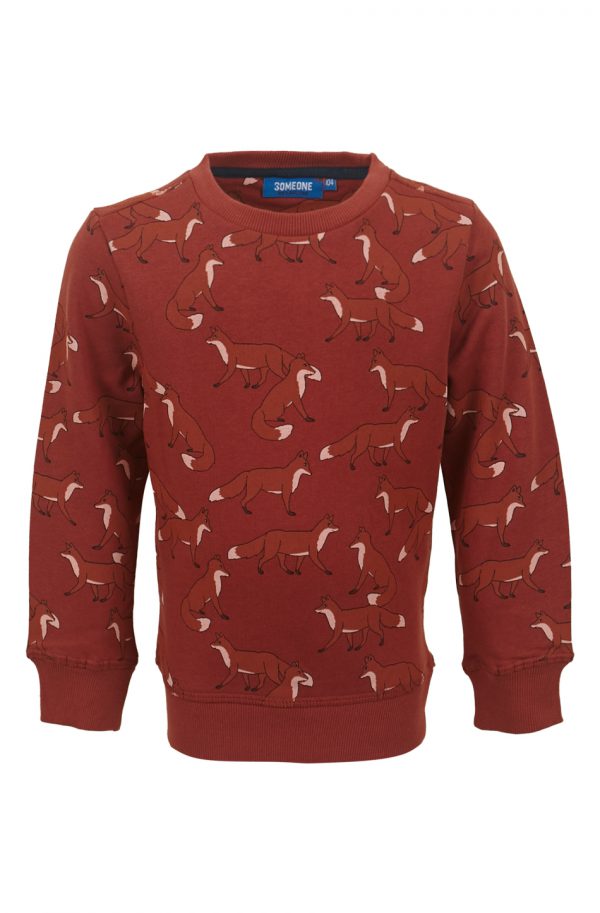 Someone: Sweater VOS dark red VOS-SB-16-C