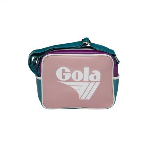 Gola: Classics Micro Redford Messenger Bag - Chalk Pink/White/Foxglove