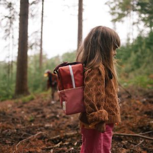 Sticky Lemon: Backpack small | meet me in the meadows | love story red
