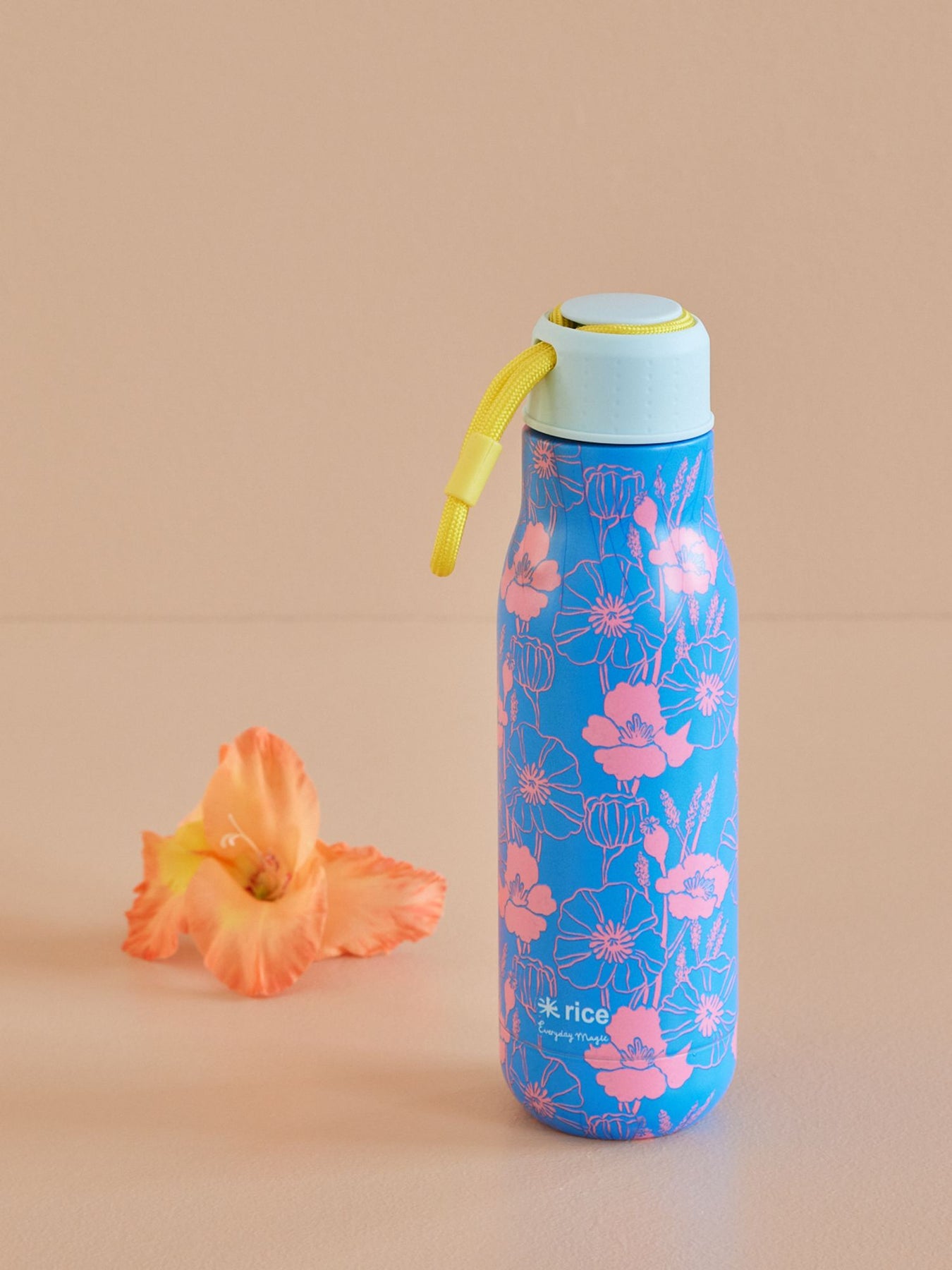 Rice: Thermos fles - Poppies Love print STBOT-POLO