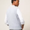 White Stuff: Mouwloos vest CARDI CABLE
