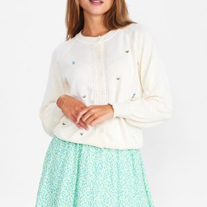 Nümph: Nuyva cardigan - Cloud dancer