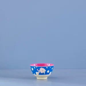RICE: Kleine melamine kom - Fish blue print MELBW-SFISHB