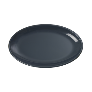 Melamine serveer schaal | Donker grijs medium MESER-MOVALDG.