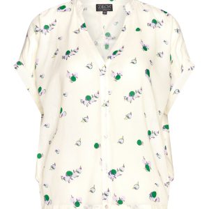 Zilch: Blouse Wide | Peaches Big Off White