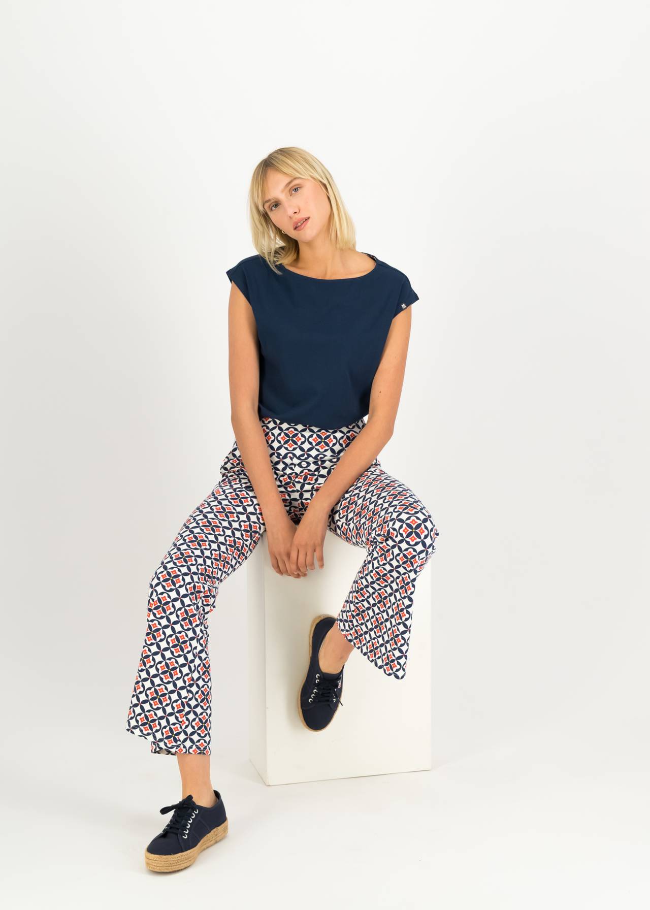 Blutsgeschwister: Summer Pants Logo easy Flared | Oasis of life