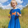Ba*Ba Kidswear: Coco D dress | Terry blue  COCODDRES/TTBLU/S23