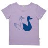 Ba*Ba Kidswear: Swan shirt | Lila WANTSHIRT/LILA/S23