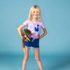Ba*Ba Kidswear: Swan shirt | Lila WANTSHIRT/LILA/S23