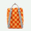 Sticky Lemon: Backpack large | farmhouse | checkerboard | pear jam + ladybird red