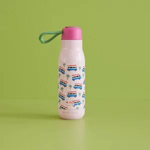 Rice: Thermos fles - Cars print | Roze STBOT-CARI