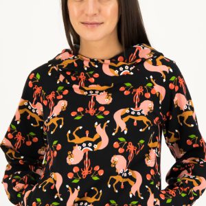 Blutsgeschwister: Sweatshirt Oh so Nett Hooded - Romantic cherry horse
