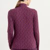Surkana: Turtleneck T-shirt | Purple 563ANBY011_43