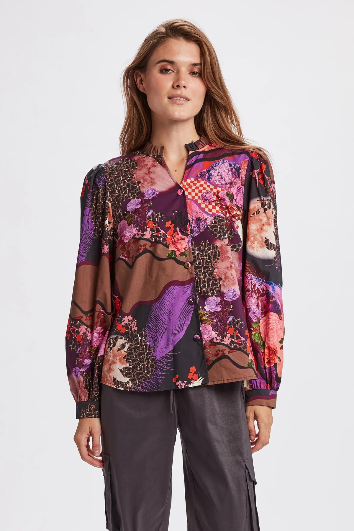 Nümph: Nuvicki blouse - Vibrant Orchid