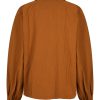 Zilch: Blouse | Rust