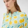 Compañia Fantastica: Lemon print midi dress