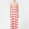 Compañia Fantastica: Stripes long dress | CoralCompañia Fantastica: Stripes long dress | Coral