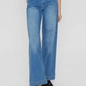 Nümph: Nuparis jeans long - Light blue denim