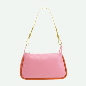 The Sticky Sis club: Hand bag | il sole | dolce pink + arancia orange