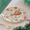 Rice: Rond Melamine lunch bord - Dove Print XMESP-PH4DO